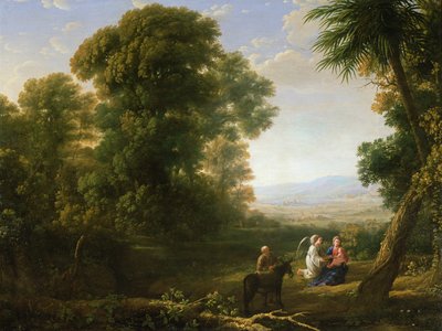 The Rest on the Flight into Egypt by Claude Lorrain